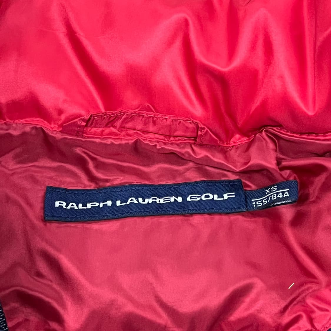 [정품/XS] 폴로 랄프로렌 레드 패딩 조끼 b16 상품이미지4