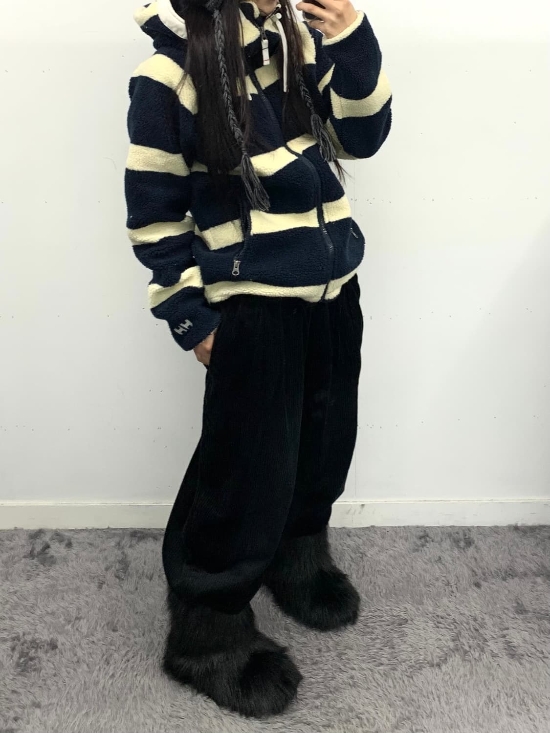 Helly hansen 스트라이프 플리스 자켓 상품이미지4