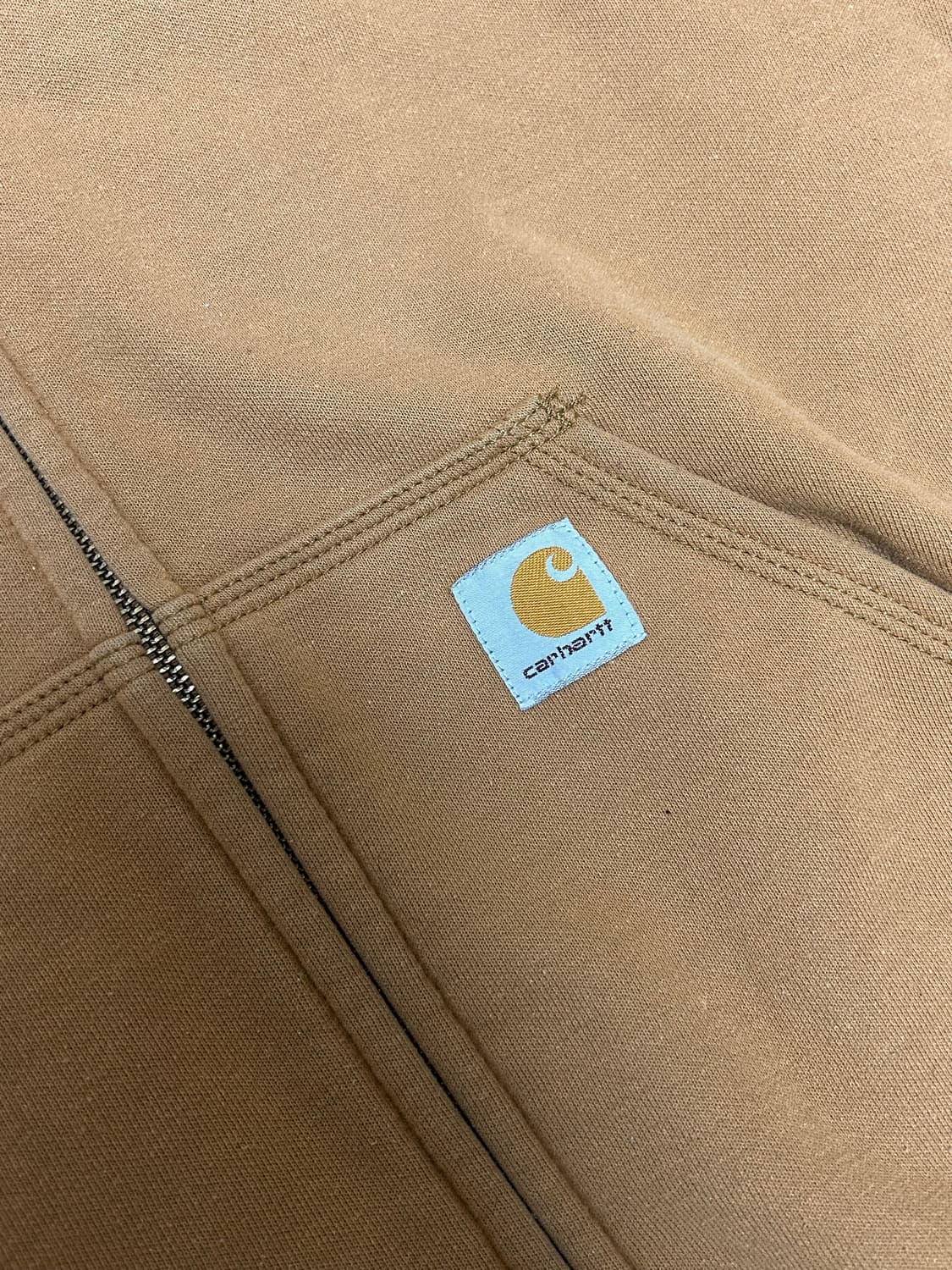 칼하트 브라운 써멀 후드집업 자켓 상품이미지4