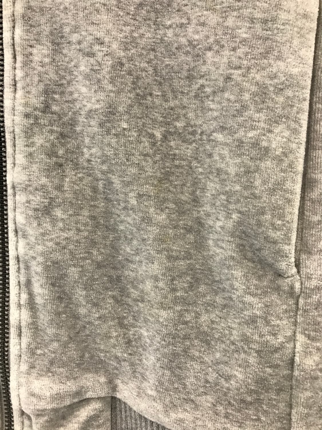 Olivia Hassler Grey Velvet Hoodie zip up 상품이미지8