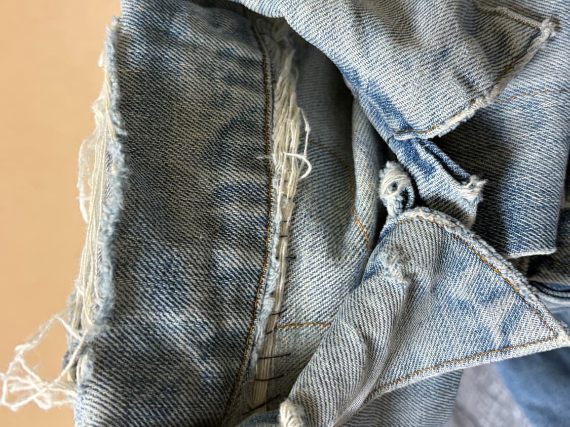 (생활고 급처할인)70s levis 70505 3rd usa 데님자켓 상품이미지4