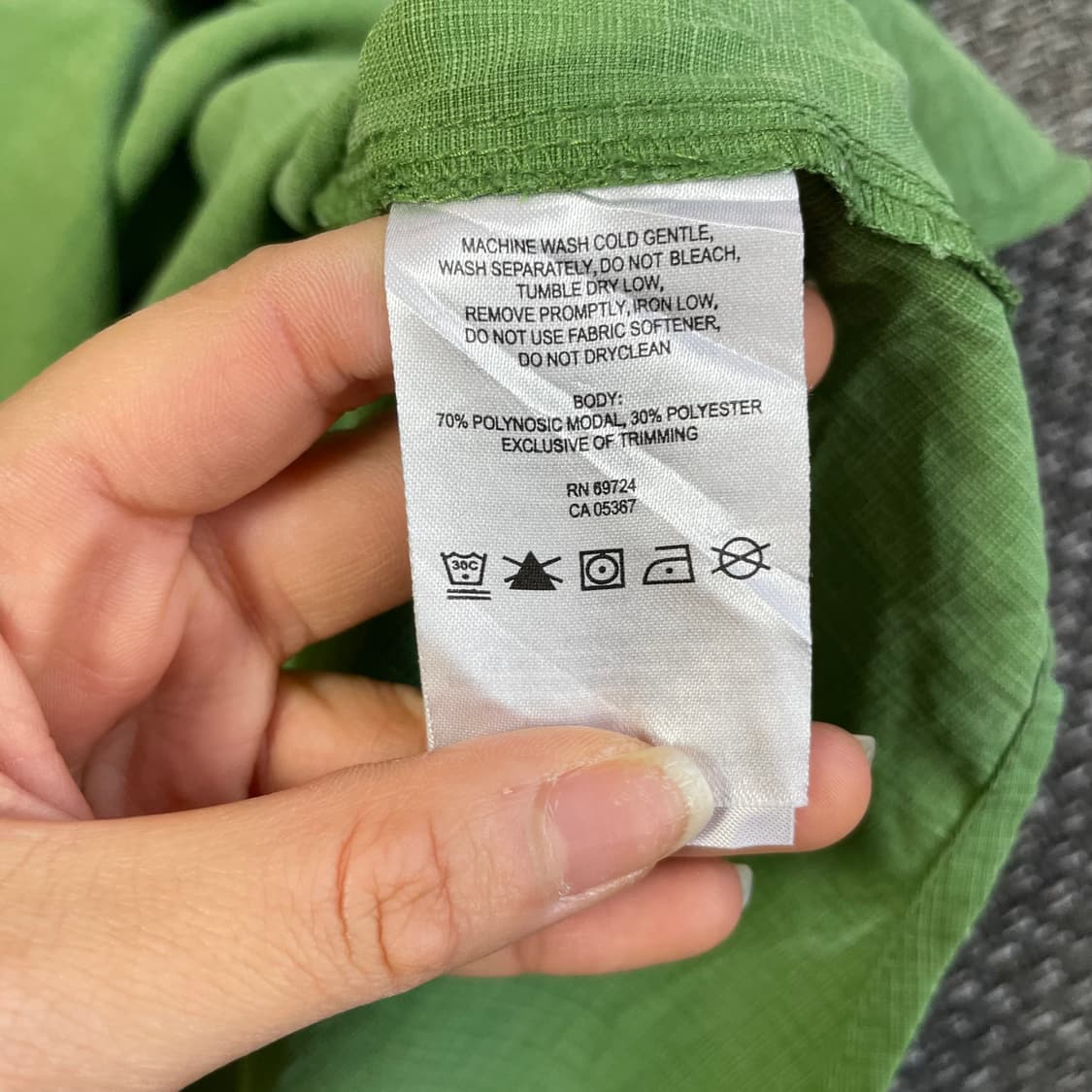 컬럼비아 그린 폴리 반팔 셔츠 XXL 상품이미지5