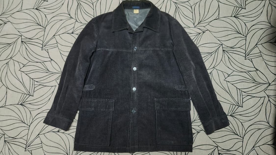 일본판 인터메조 블랙 코듀로이 블레이져 넉넉100 상품이미지1