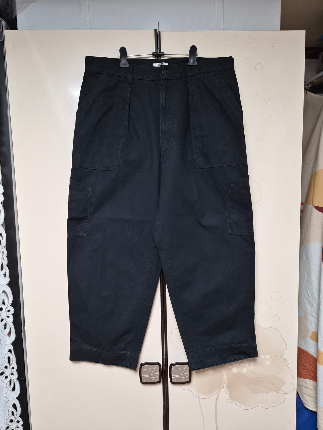 유니클로 U 와이드핏 베이커 팬츠 91 size 상품이미지1