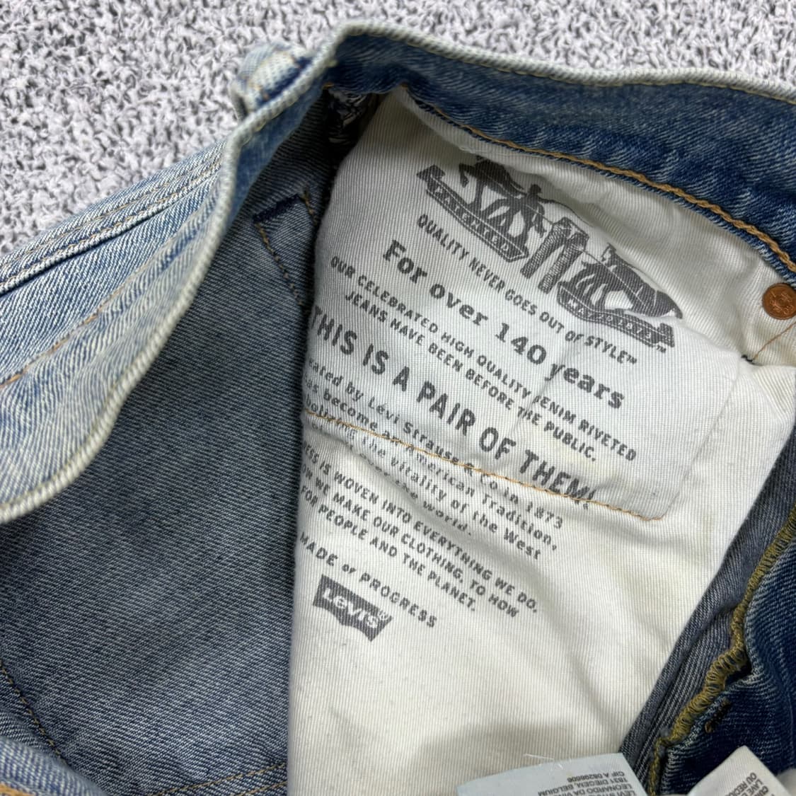 W30 리바이스 511 중청 데님 팬츠 0421J 상품이미지4