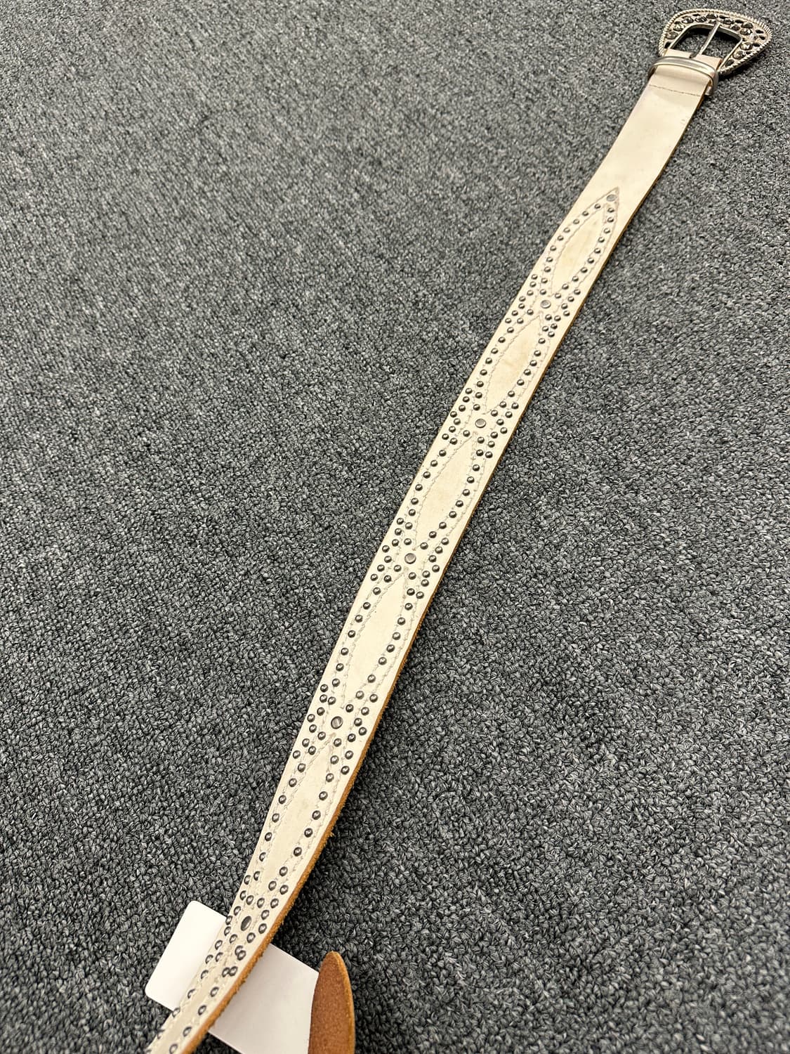 빈티지 웨스턴 스터드 큐빅 벨트 상품이미지4