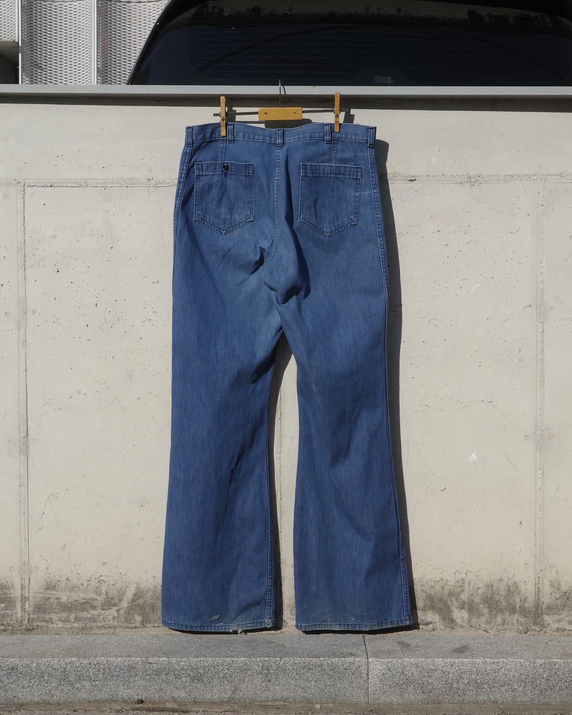 80s U.S.N Navdungaree 벨보텀 데님 플레어 팬츠 상품이미지5