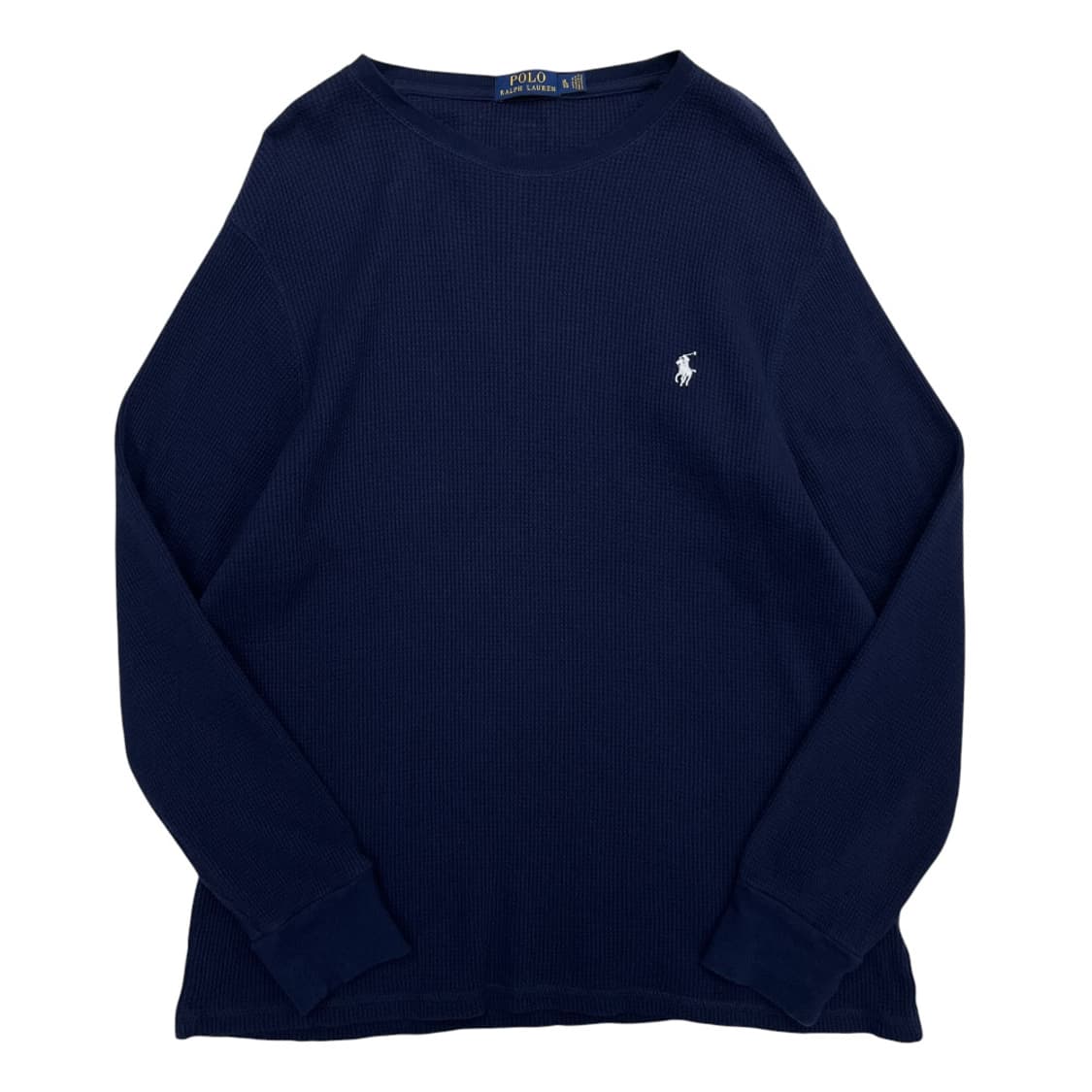 폴로 랄프로렌 화이트포니 네이비 와플 롱슬리브 XL 상품이미지2