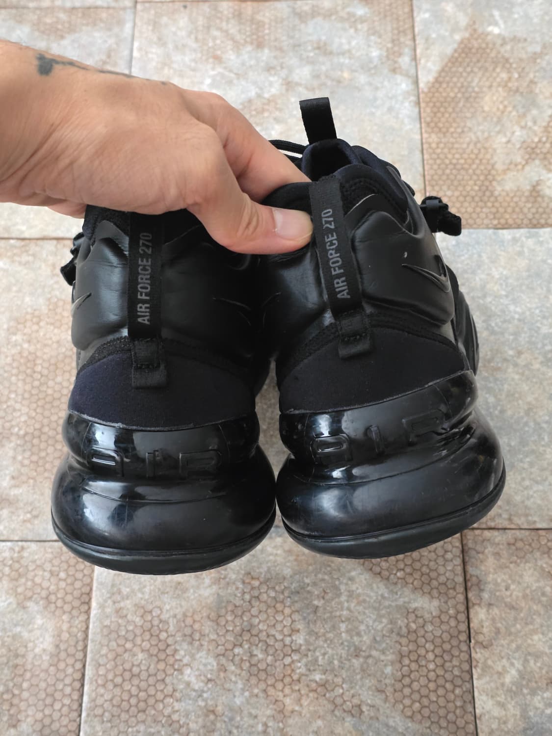 (265)나이키 에어포스 270 트리플 블랙  상품이미지9