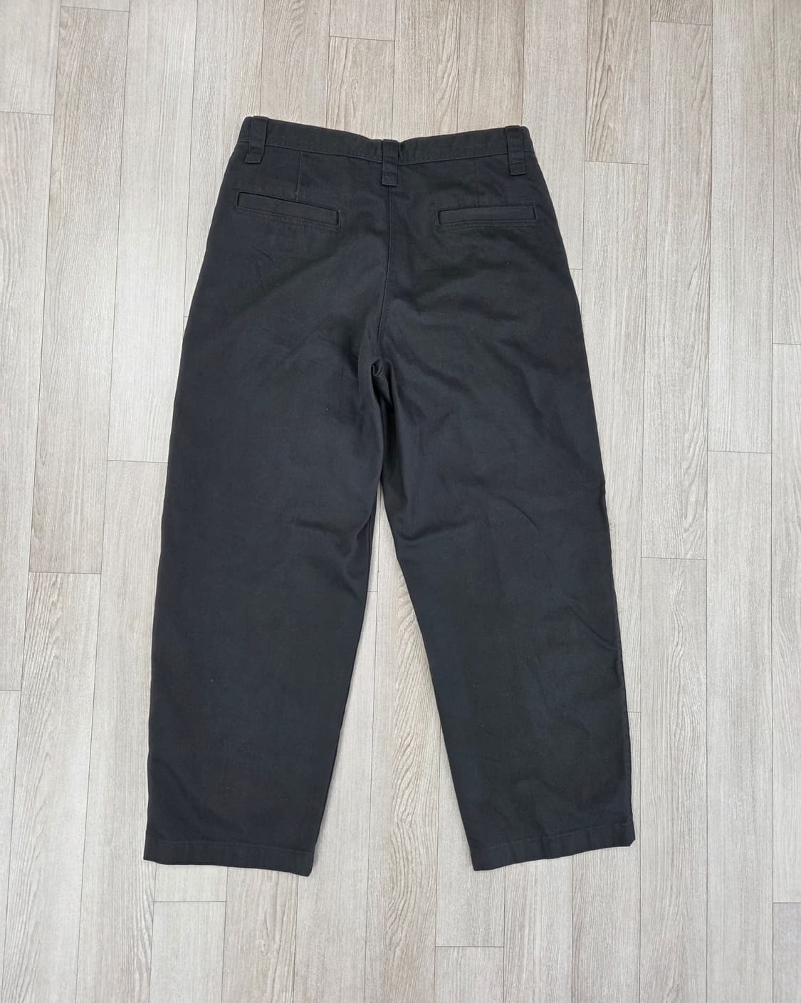 (새상품)유니클로U 와이드 치노 팬츠 08그레이 82(32) 480755 상품이미지5