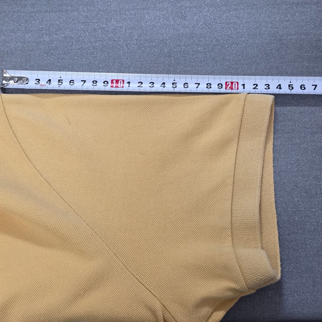 XL 라코스테 반팔 카라티셔츠 옐로우 상품이미지7