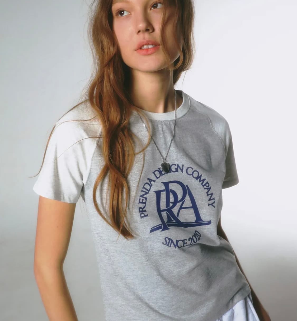 MAIN LOGO RAGLAN TEE GRAY 상품이미지1