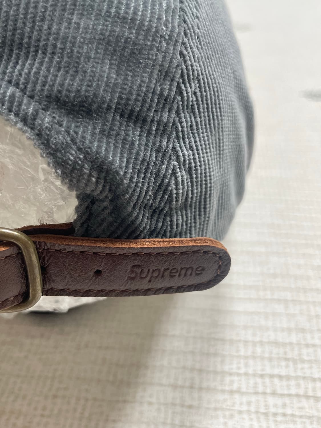 23fw 슈프림 코듀로이 캠프캡 그레이 상품이미지3