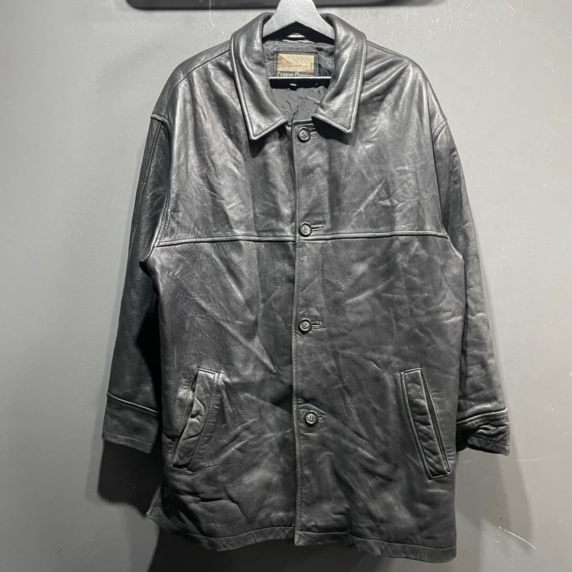 리얼레더 가죽코트 상품이미지1