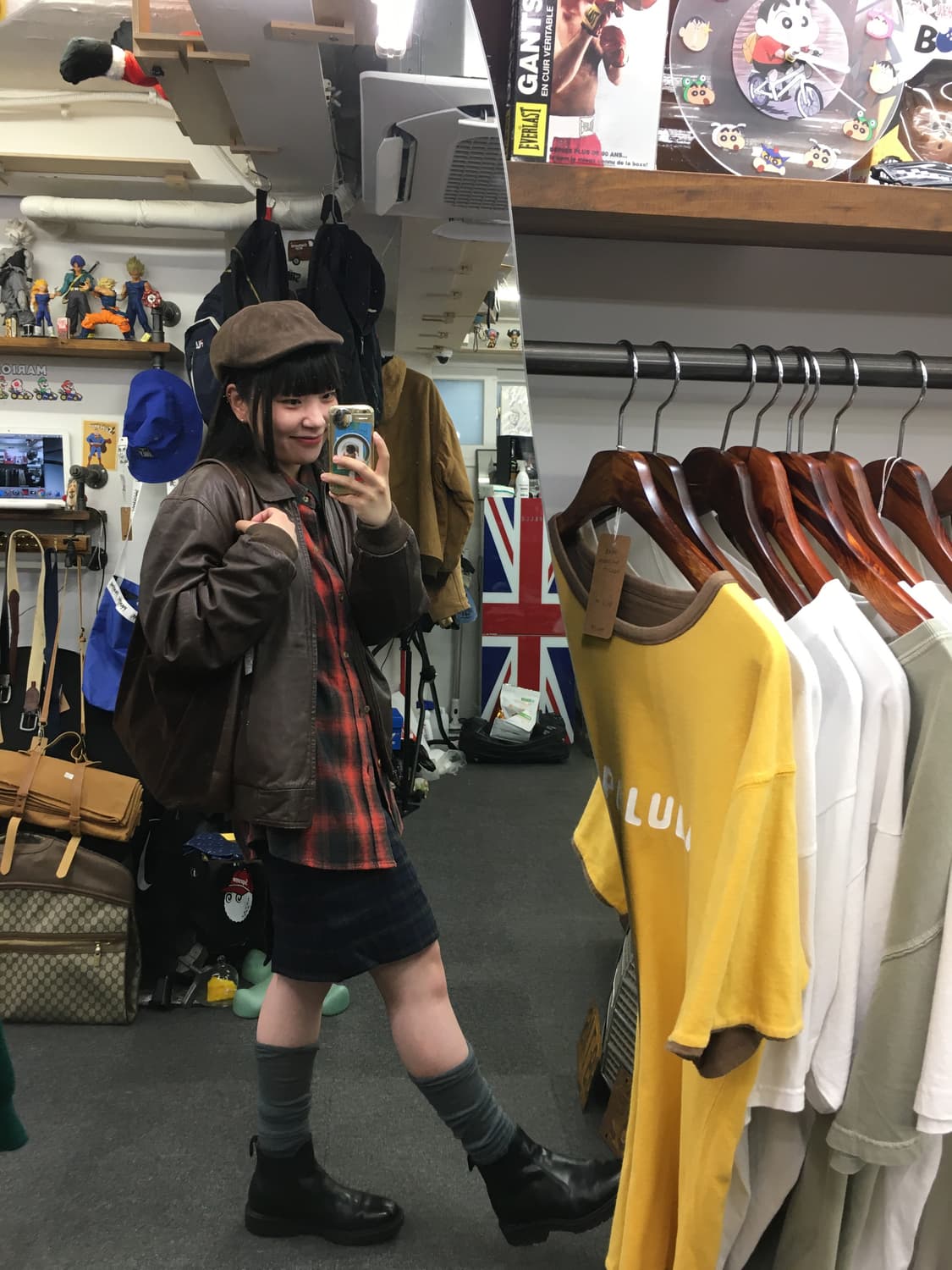 90s 레더 자켓 상품이미지1