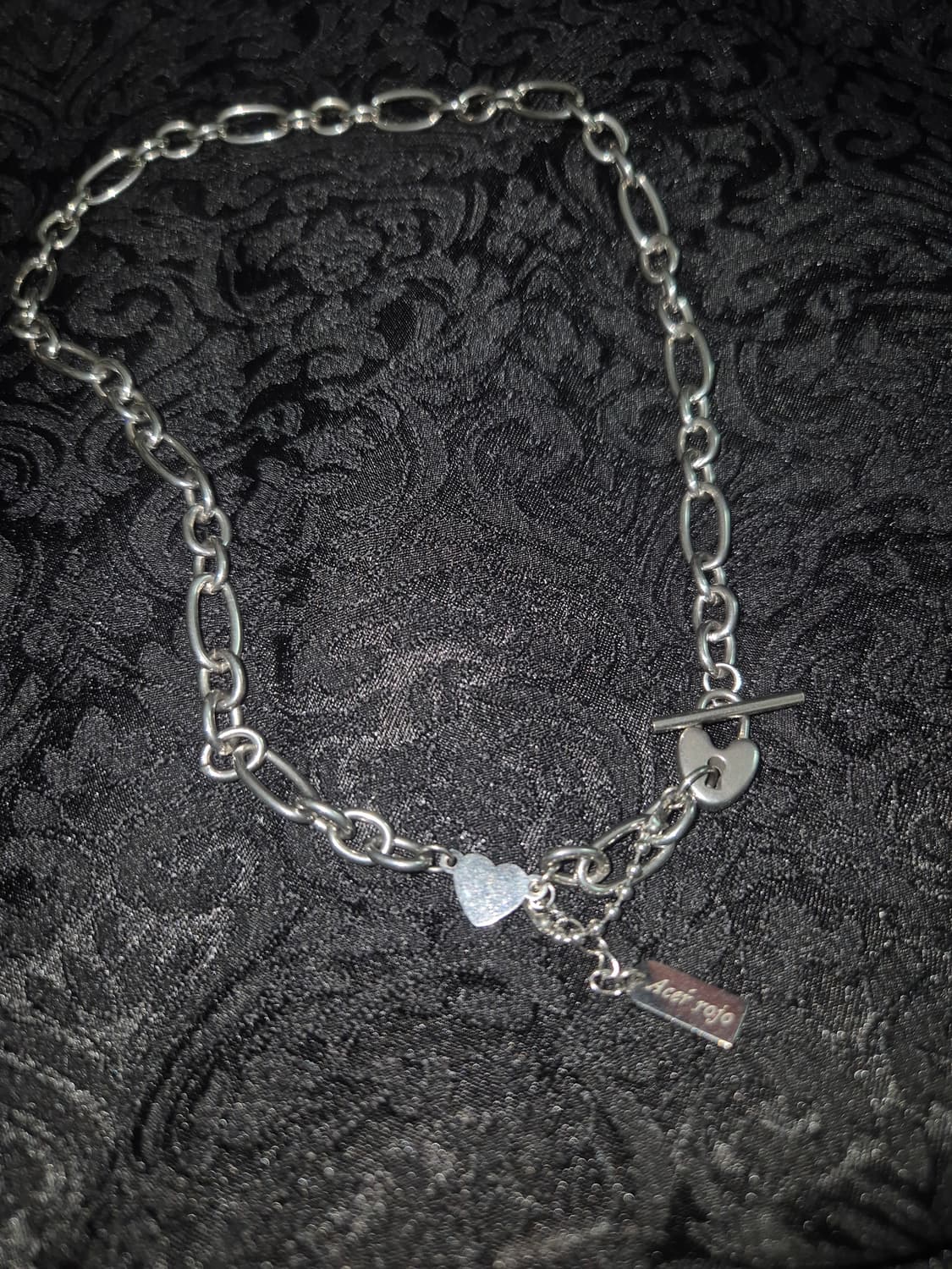 펑크 실버 빈티지 목걸이 2개 set 상품이미지1