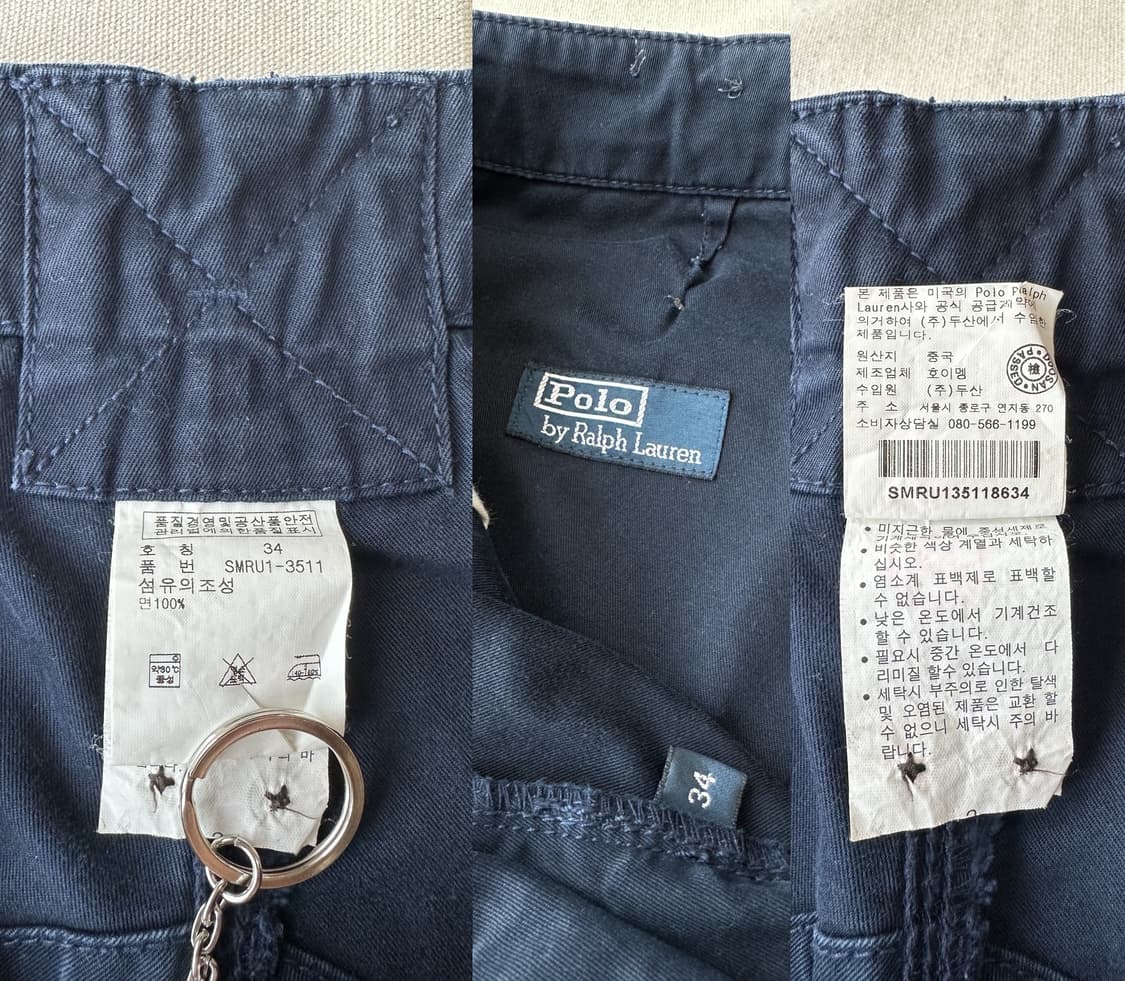 폴로 랄프로렌 네이비 유틸리티 치노 쇼츠 34 상품이미지10