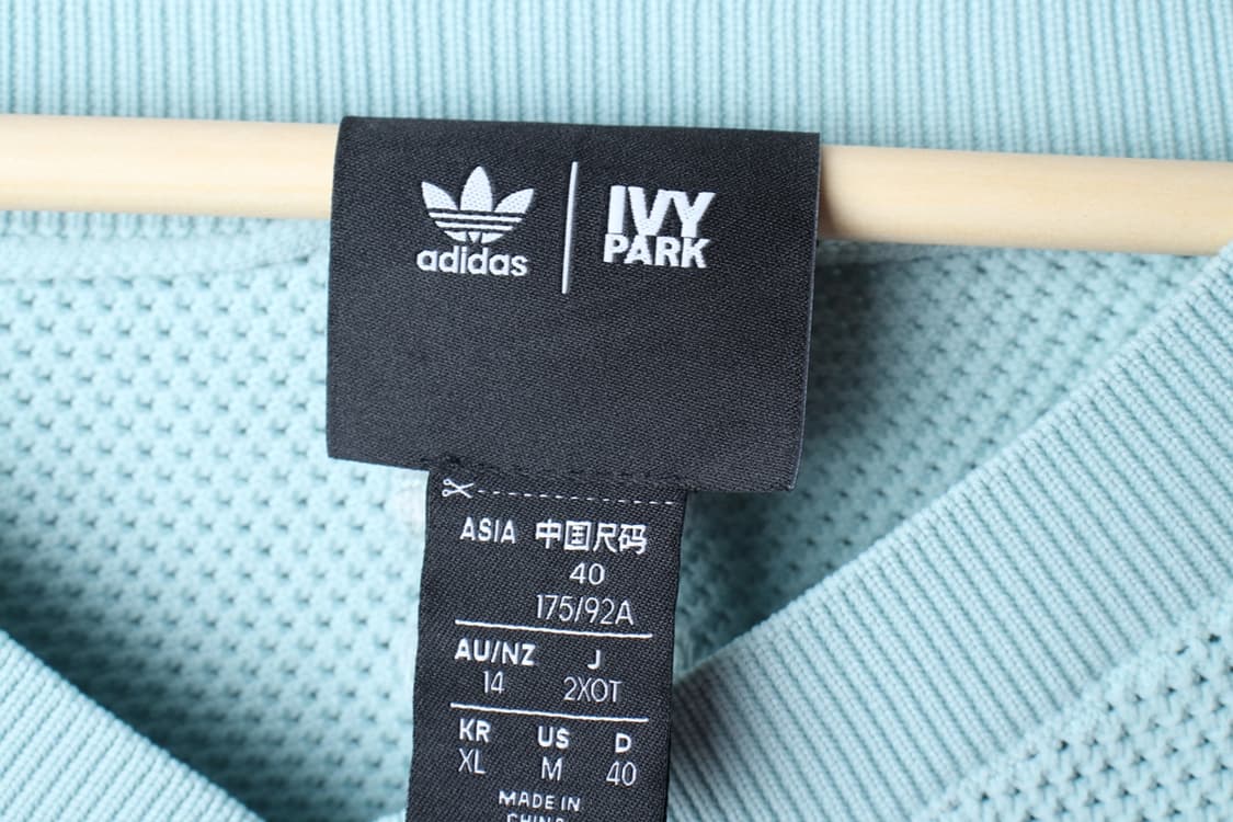W(XL) 아디다스 긴팔티셔츠 아이비파크 협업 메쉬 민트-H33051 상품이미지7