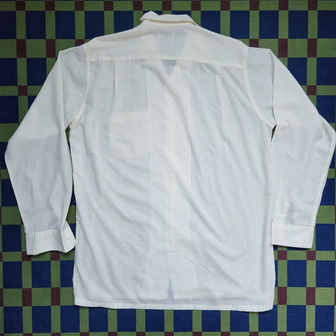 60s JC Penney 타운크래프트 오픈카라 셔츠(USAmade) 상품이미지7