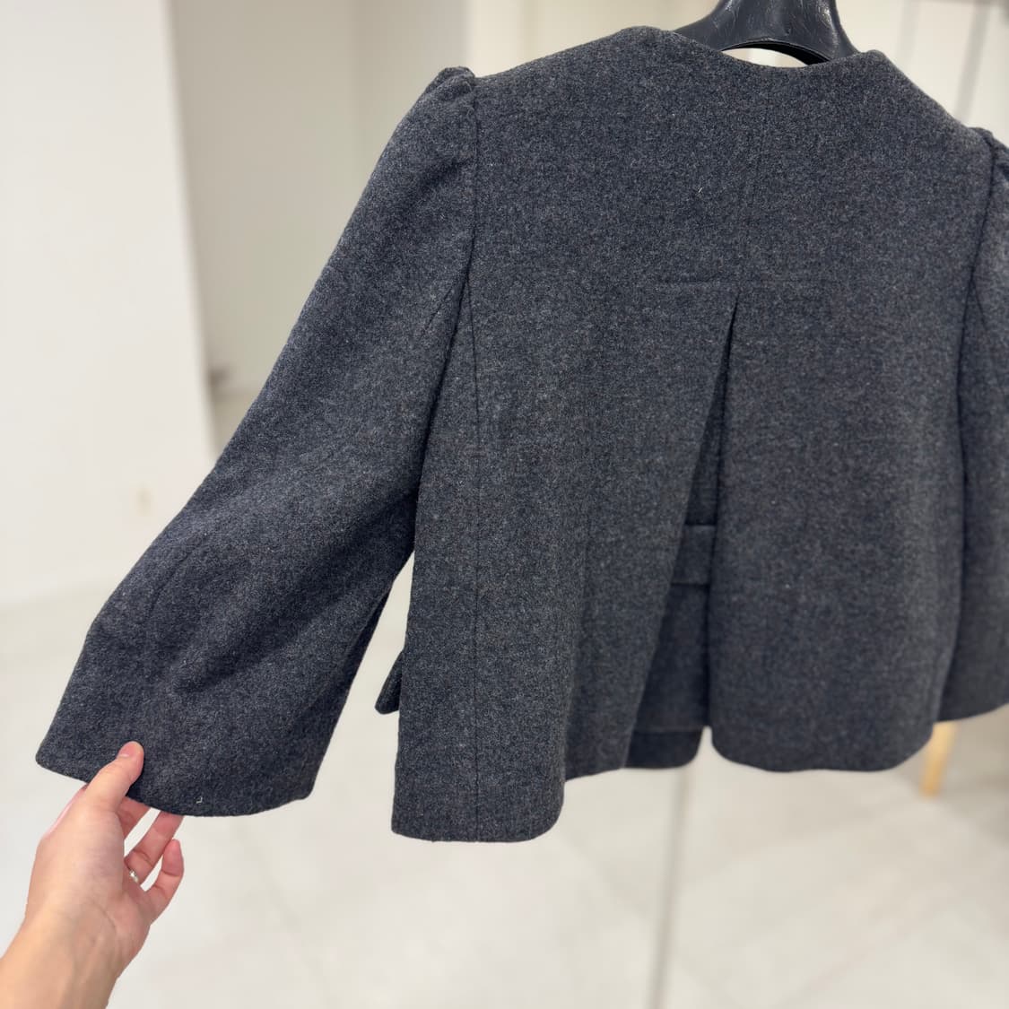 오즈세컨 케이프 울자켓 상품이미지3