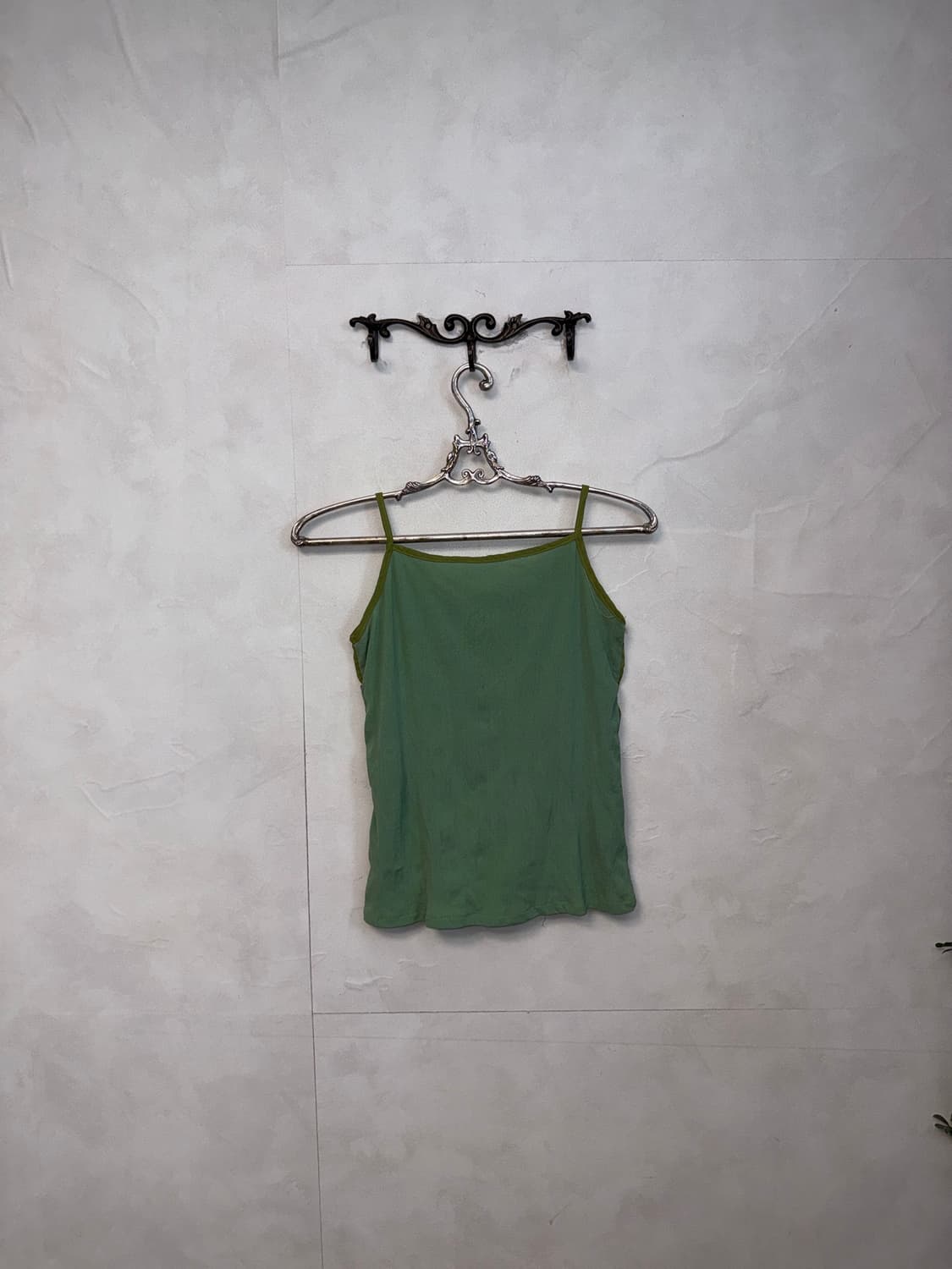 Green ethnic lace pleated sleeveless  상품이미지3
