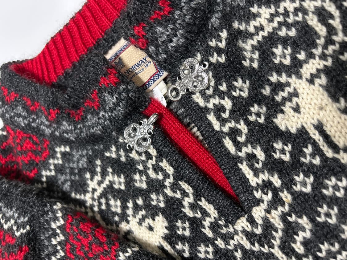 빈티지 Dale of Norway 올림픽 컬렉션 페어아일 울 knit 상품이미지4