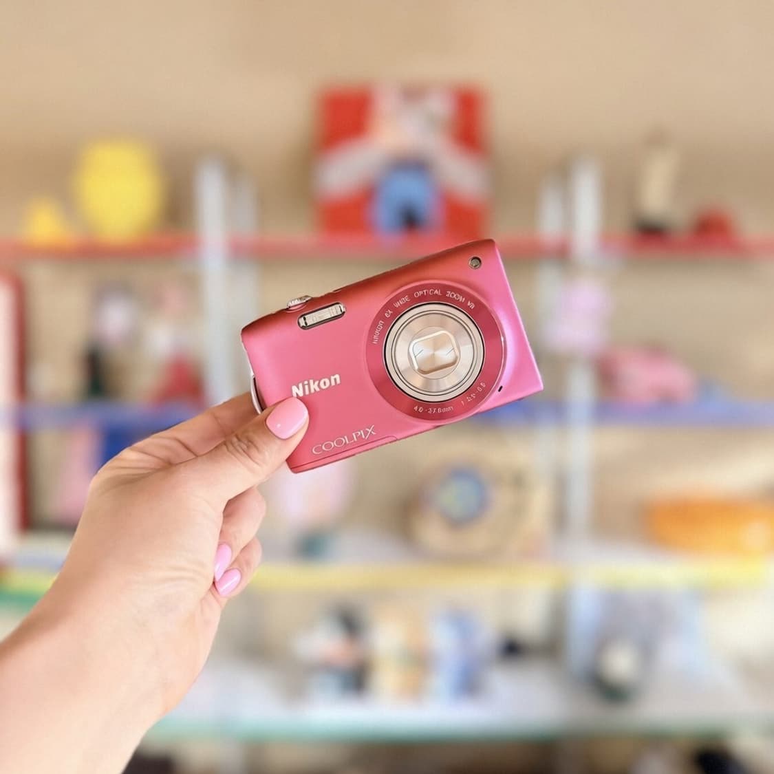 🎀트와이스 사나 픽・미품🎀 니콘 쿨픽스 S3300 핑크 빈티지디카 상품이미지3