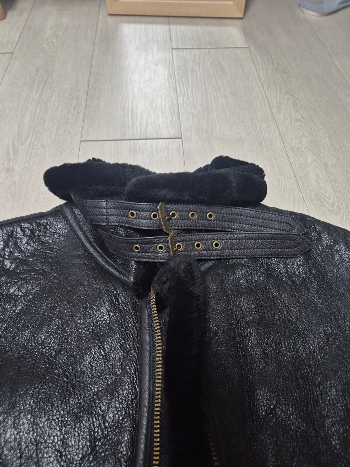 밀리터리 미 공군 램스킨 B-3 무스탕 상품이미지8