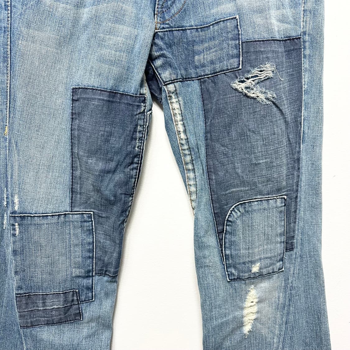 트루릴리전 joey 패치워크 플레어 데님 진 상품이미지3