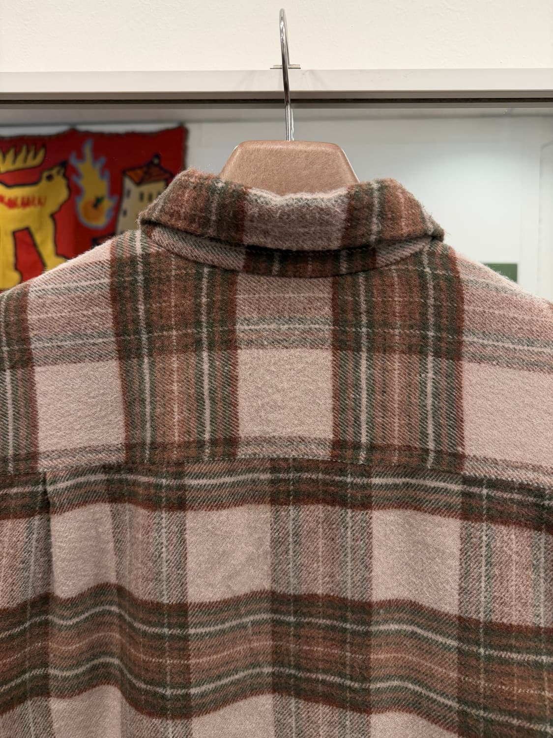 Vtg 빈티지 쉐르파 체크 셔츠 자켓 상품이미지8