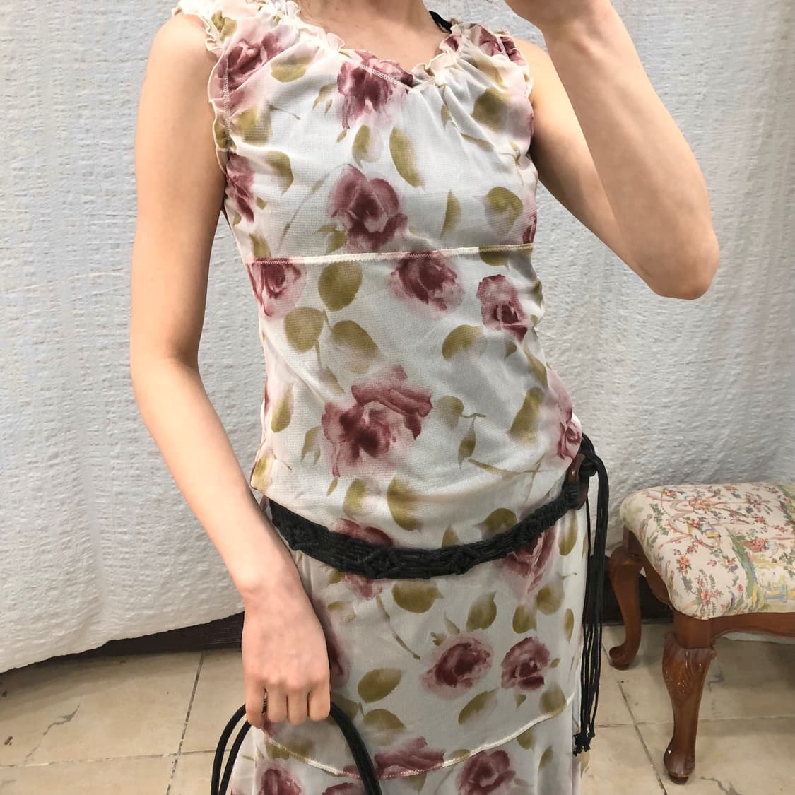 Flower sheer mini ops 상품이미지1