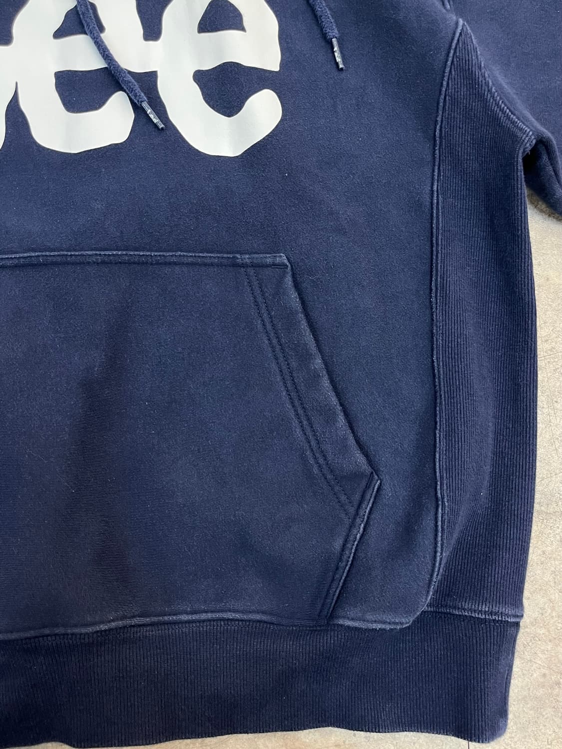 리 기모 후드티 네이비 S #csz3061 상품이미지7