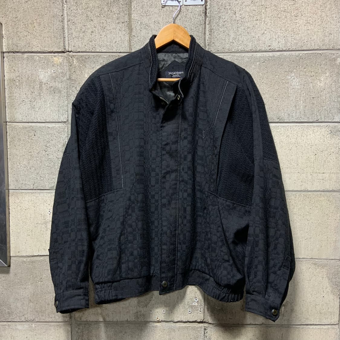 YSL 입생로랑 울 코튼 블루종 자켓 XL 상품이미지1