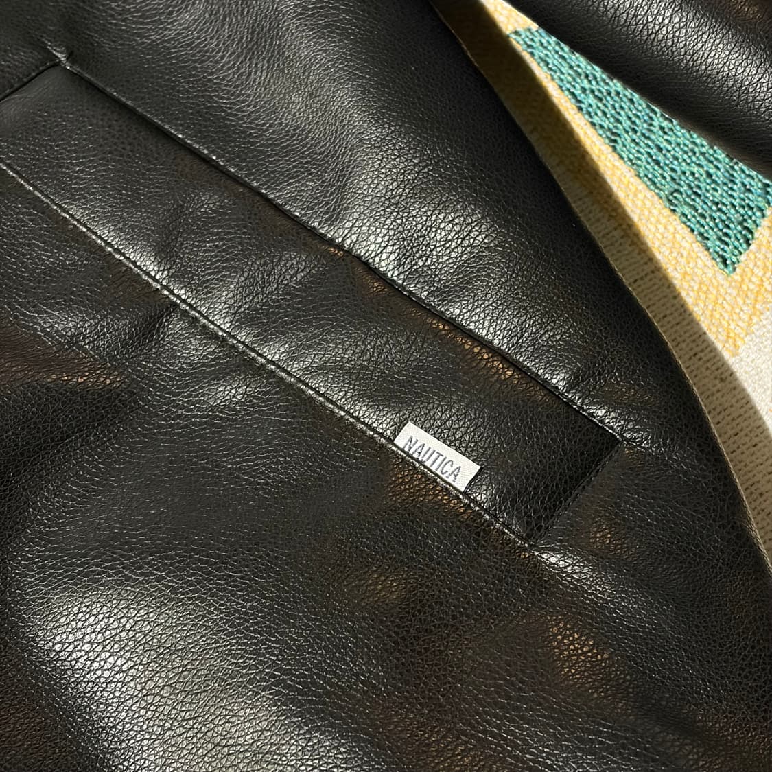 22AW Nautica.jp Vegan leather jacket  상품이미지6