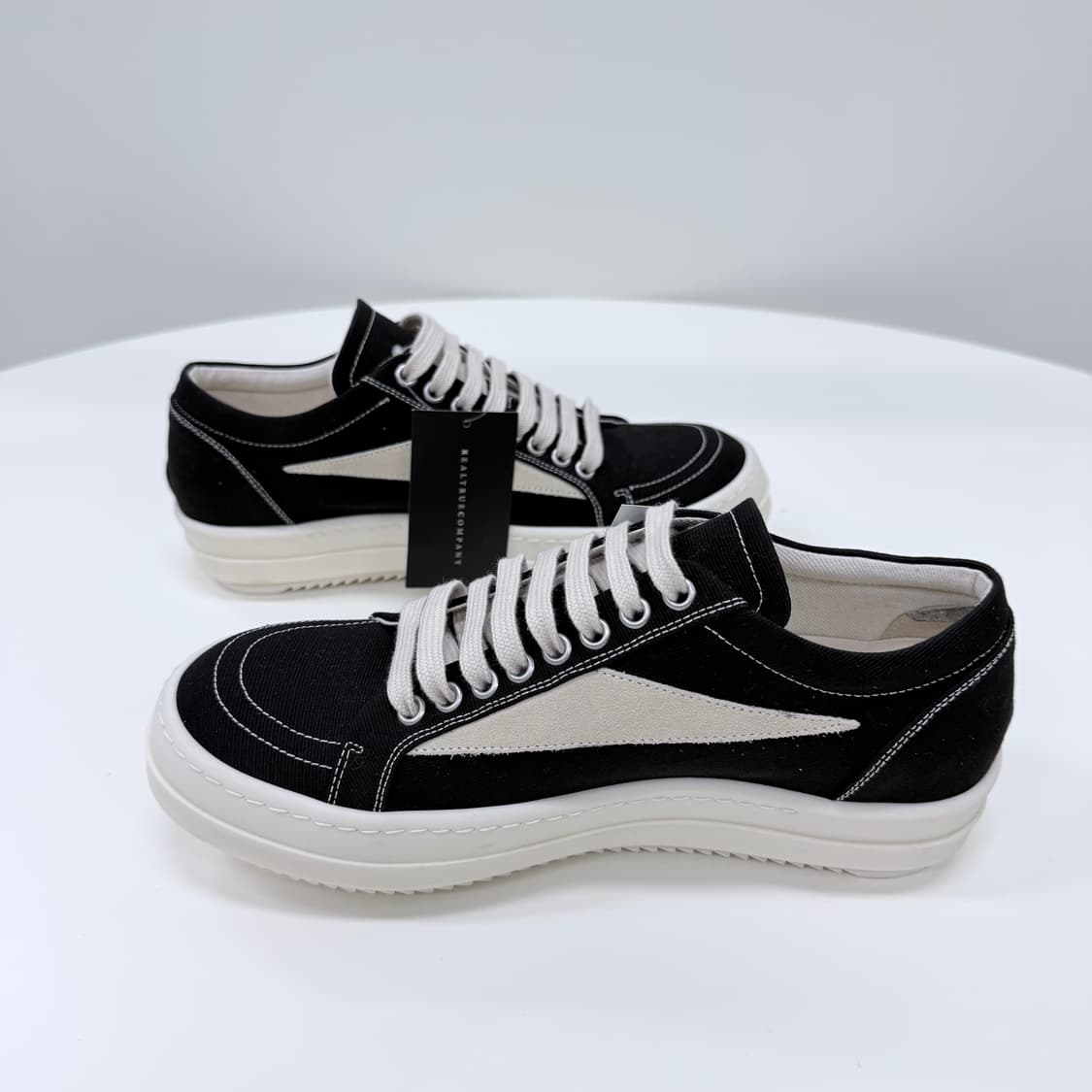 [미사용/255] 릭오웬스 다크쉐도우 빈티지 스니커즈 블랙 상품이미지5