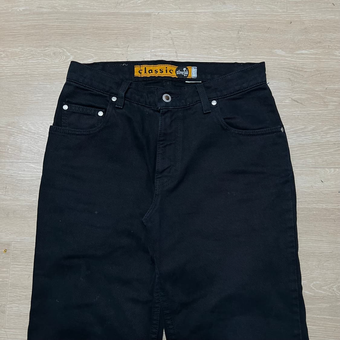 리바이스 실버탭 여성 블랙진 데님팬츠 청바지 [흑청] 26 상품이미지2