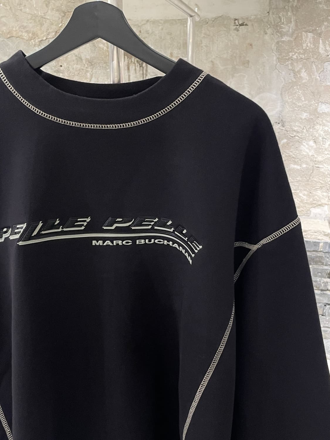 펠레 펠레 블랙 올드 스쿨 오버 스웻 셔츠 상품이미지3