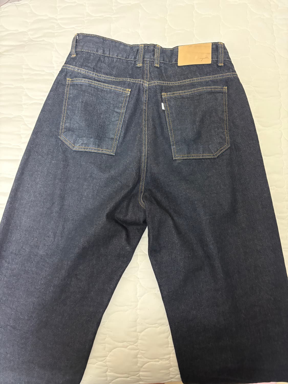 유스 데님 셋업 원워시 L (트러커, 와이드 팬츠) 상품이미지5