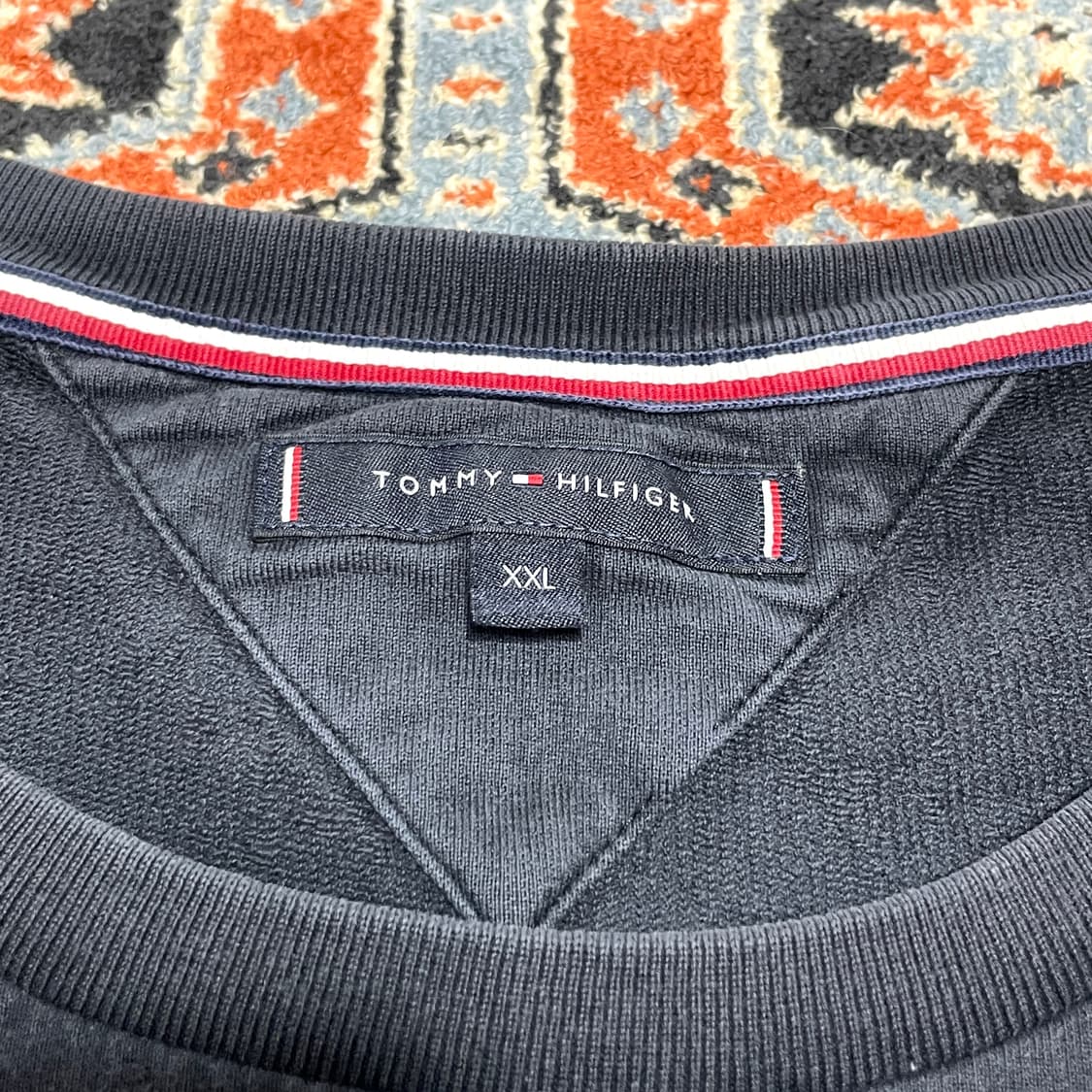 타미힐피거 블랙 포켓 반팔티셔츠 남성XXL 상품이미지5