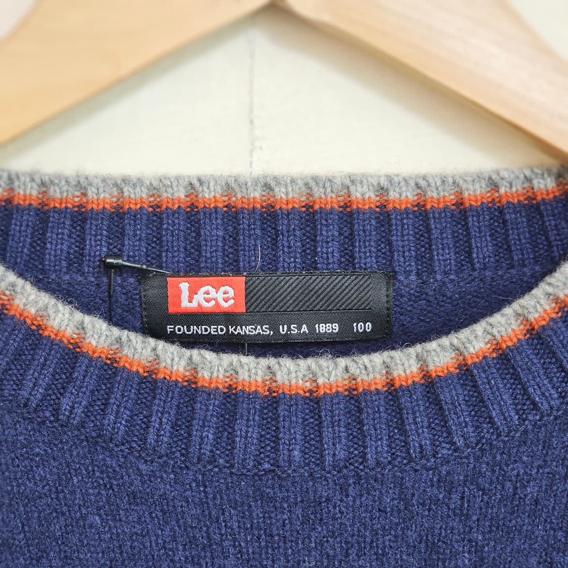 [LEE] 리 라운드넥 울 니트 상품이미지4