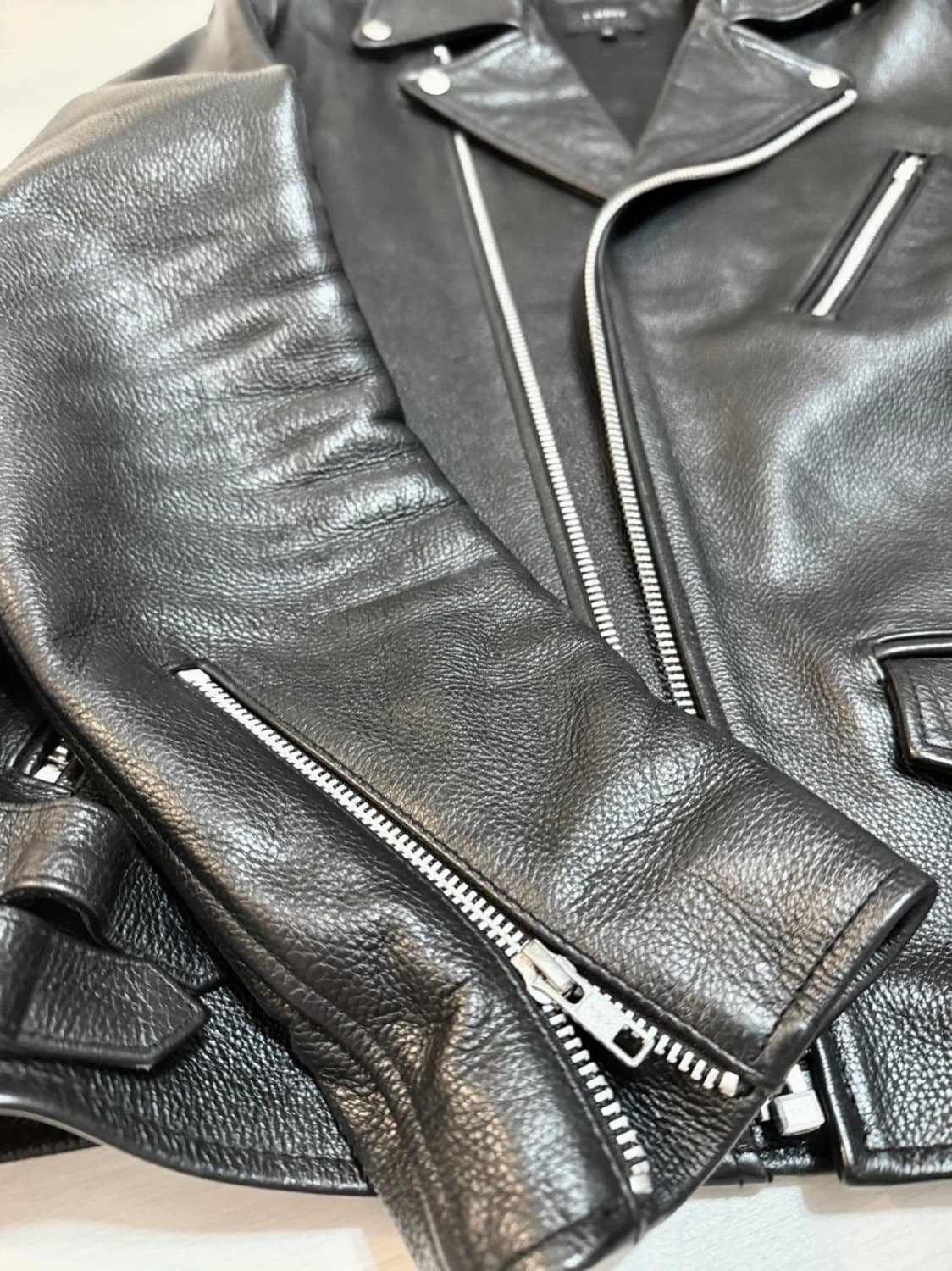 카우하이드 통소가죽 라이더 자켓 상품이미지2