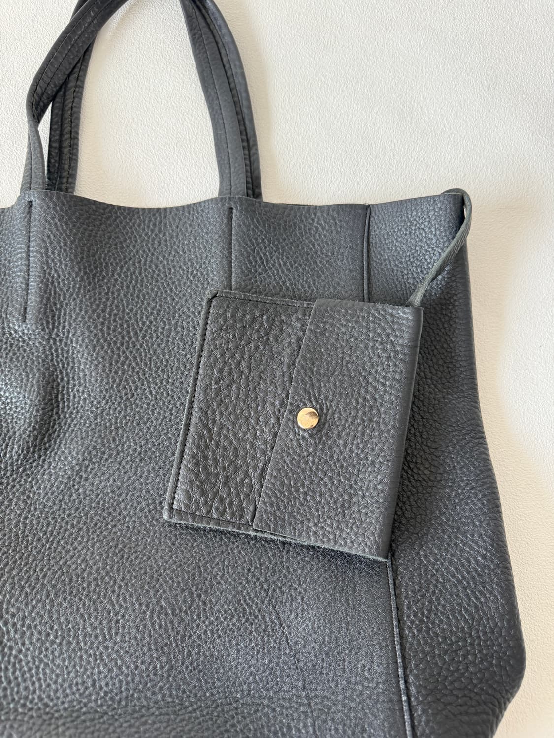 Pre owned 레더 토트백 상품이미지3