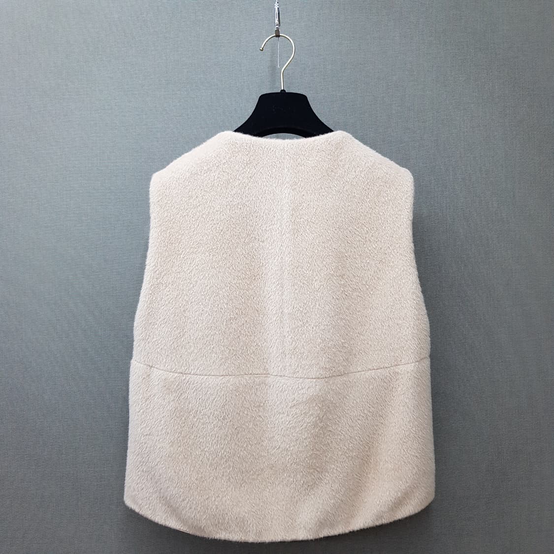 한섬 마인 알파카 울 집업 베스트 82-94-160사이즈 상품이미지4