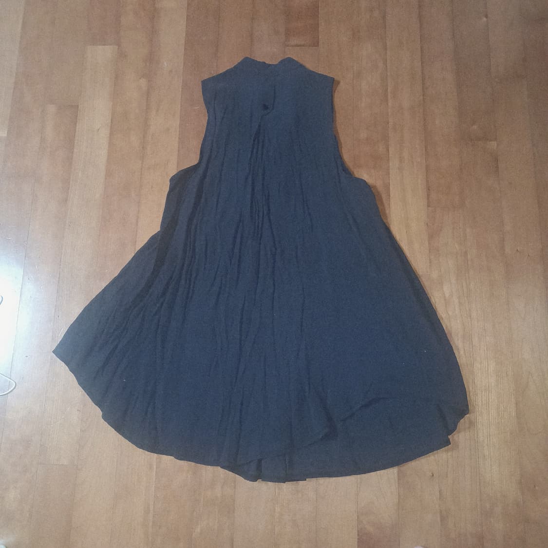 플리츠 블랙 원피스 상품이미지1