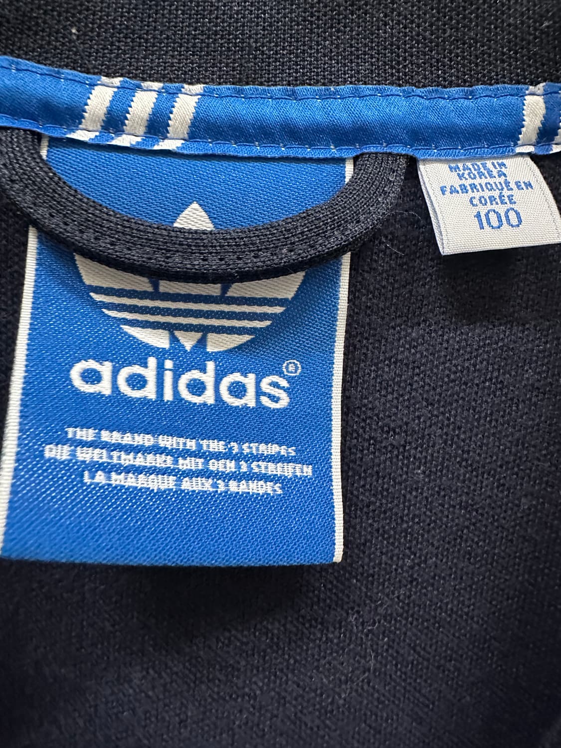 아디다스 네이비 유로파 트랙탑 져지 상품이미지2