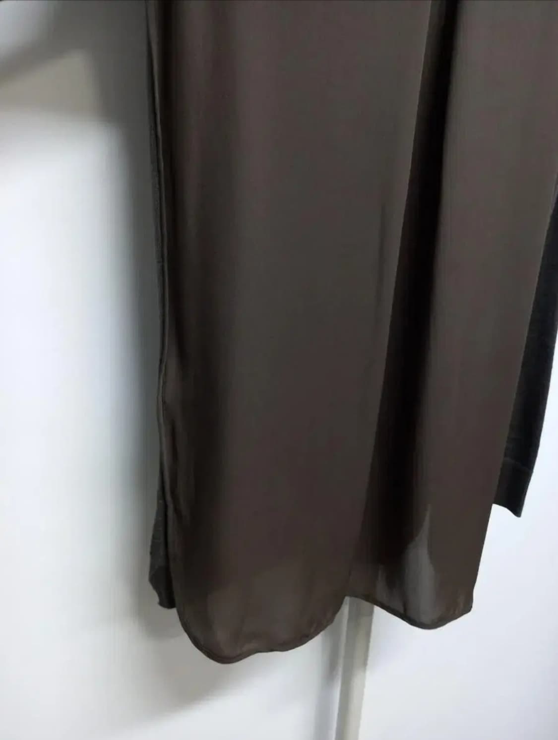 미샤 MICHAA 춘추 모.실크100  롱 가디건 55 상품이미지7