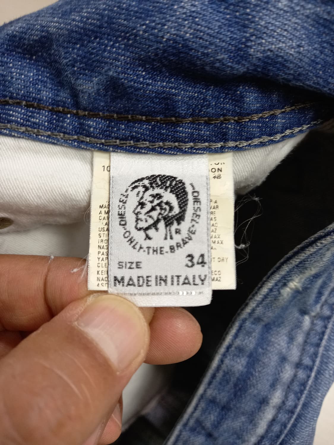 34-35 DIESEL ZATHAN 데미지워싱 부츠컷 34-595 상품이미지7