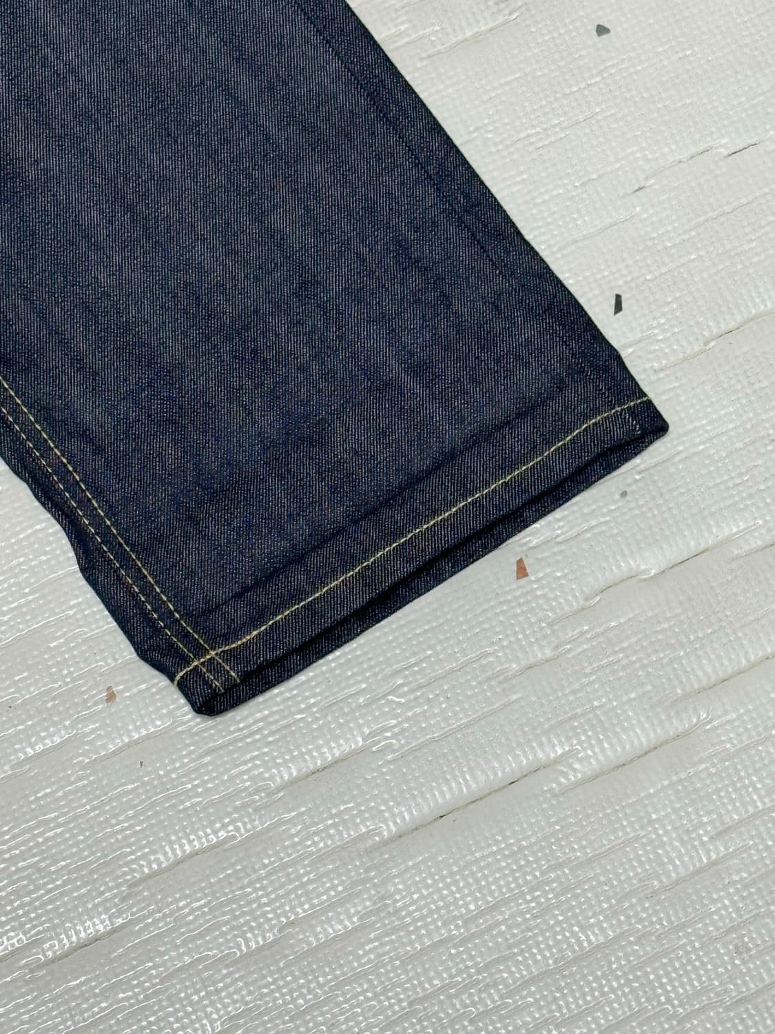 [M] 유니폼브릿지 셀비지 데님 팬츠 - 딥 인디고 상품이미지4