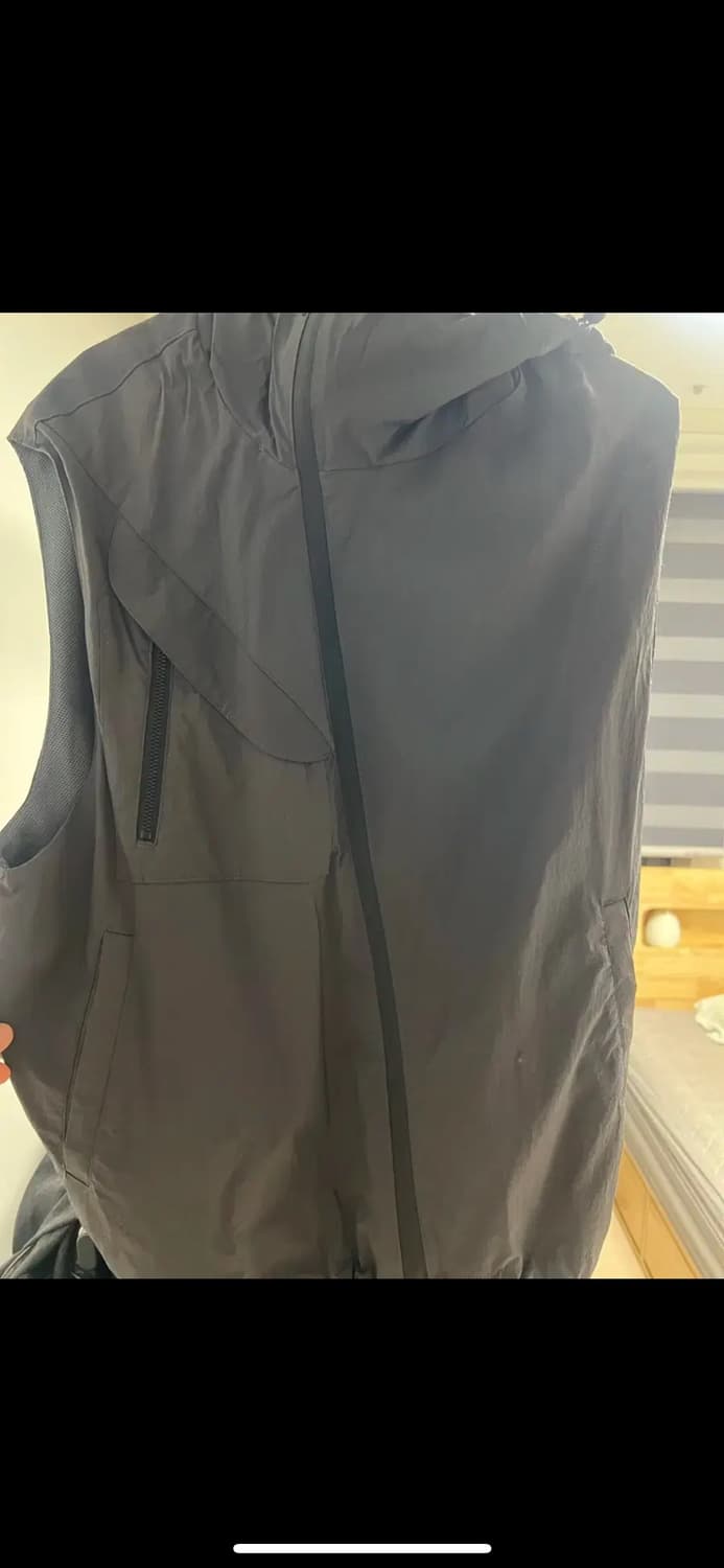 콜드웜 나일론 후디 베스트 -차콜그레이-(L) 상품이미지2