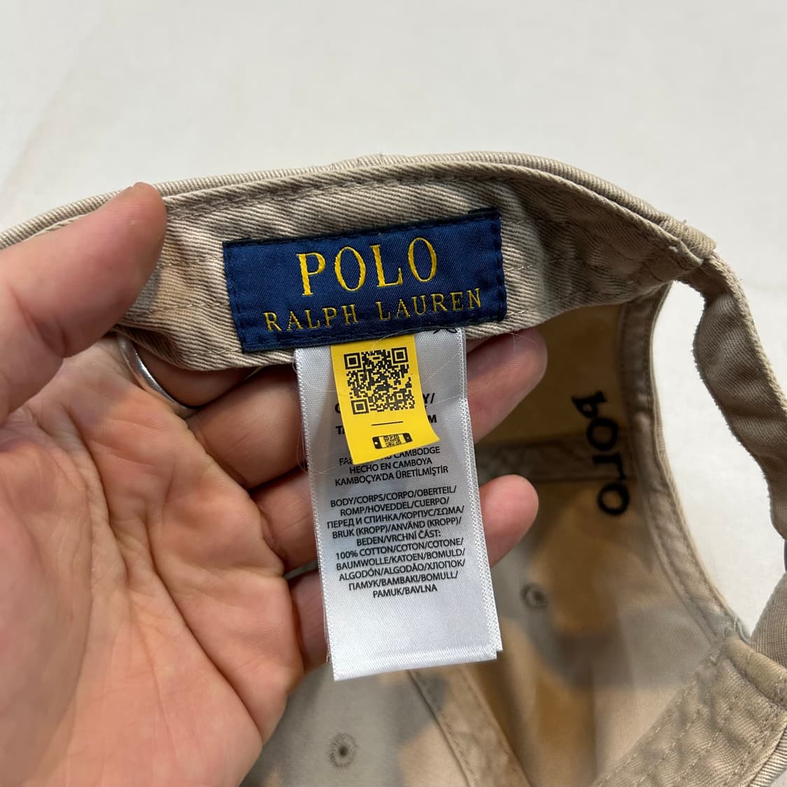 폴로 랄프로렌 아이코닉 치노 볼캡 모자 신형 큐알탭 상품이미지8